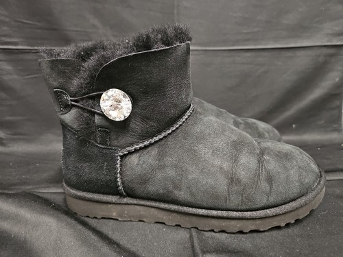 Black suede ugg mini bailey - mini,