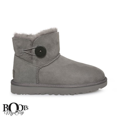Ugg mini bailey - button, grey